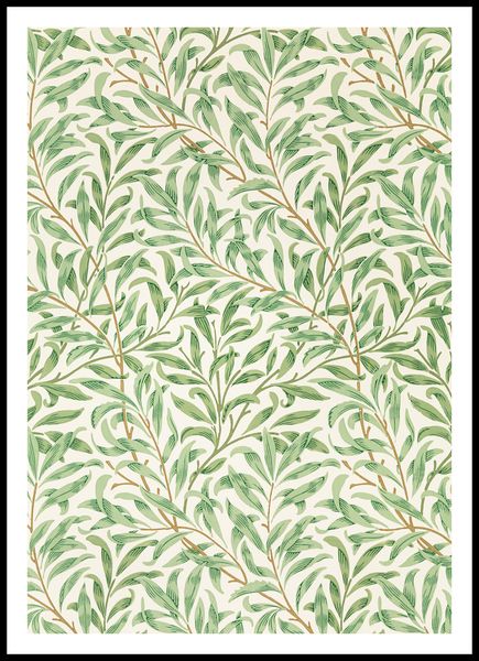 Plakat 70x100cm Willow Pattern 2, Morris Vintage do Salonu zdjęcie 3