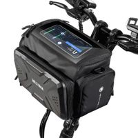 WILDMAN sakwa rowerowa na kierownicę na zamek GS6 4L ( 4" - 7") czarna