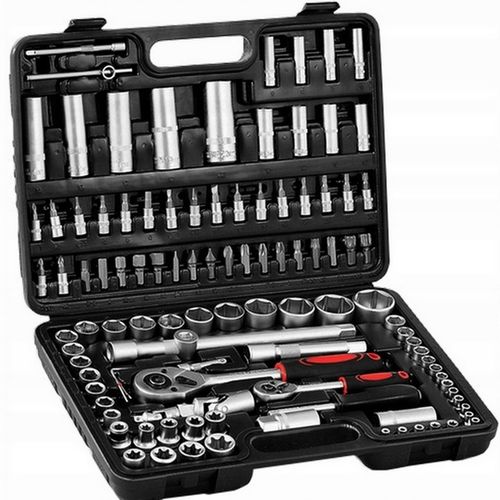 Zestaw Kluczy Nasadowych Narzędzi Klucze Nasadowe Torx Walizka Bity na Arena.pl