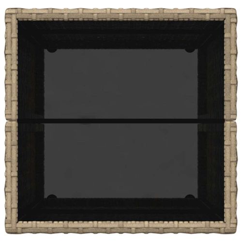 Zestaw Bistro Ogrodowego 3 pcs Beżowy Polirattan na Arena.pl