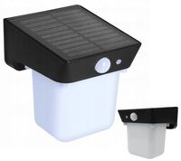 Lampa PREMIUM Elewacyjna Solarna Ogrodowa Kinkiet solarny LED NW IP64 + PIR