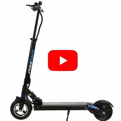 Hulajnoga elektryczna skate flash echo 350w zasięg do 40km mocna bateria na Arena.pl