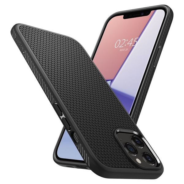 SPIGEN LIQUID AIR IPHONE 12 / 12 PRO MATTE BLACK zdjęcie 8