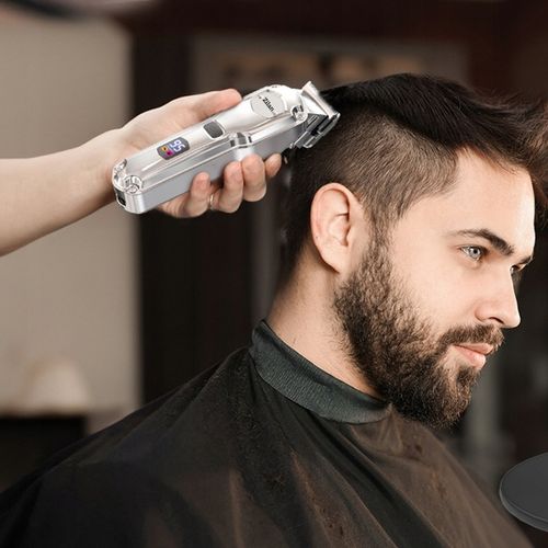 PROFESJONALNA MASZYNKA DO STRZYŻENIA BEZPRZEWODOWA WET&DRY USB ZESTAW na Arena.pl