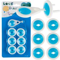 ER9 BLOKADA ZAŚLEPKI ZABEZPIECZENIE DO GNIAZDEK KONTAKTÓW 6SZT