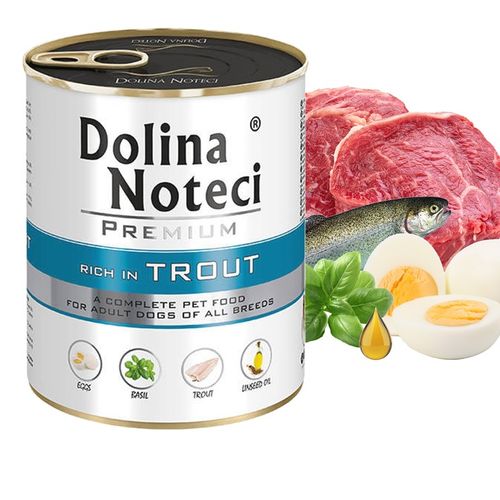 DOLINA NOTECI Premium Karma mokra dla psa MIX Smaków 8 x 800g na Arena.pl