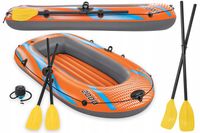dwuosobowy PONTON DMUCHANY KONDOR Elite dla dzieci Bestway 196 cm + wiosła