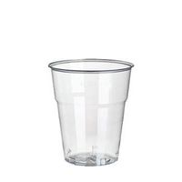 KUBEK TRANSPARENTNY 250 ML 50 SZT 78MM KGL