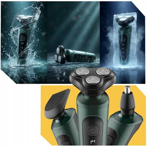 GOLARKA MĘSKA MASZYNKA TRYMER 4W BRODY WŁOSÓW BEZPRZEWODOWA DO GOLENIA na Arena.pl