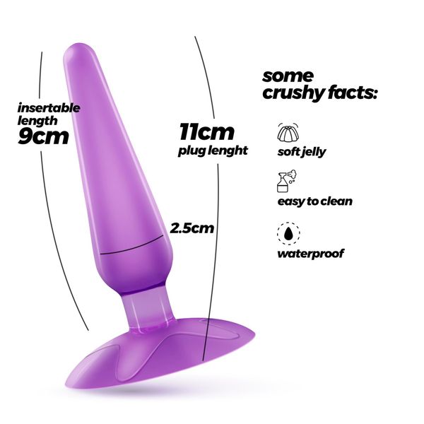 Crushious Jolly Plug Anal Plug Lilac zdjęcie 4