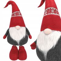 SKRZAT KRASNAL gnom na prezent DUŻY święta XXL Mikołaj