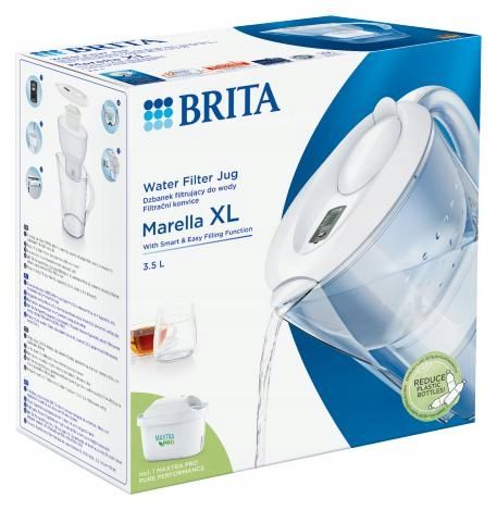 Dzbanek filtrujący Brita Marella XL 3,5 l biały+filtr wkład Maxtra PRO na Arena.pl