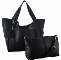 Torebka Skórzana Shopper Skóra Naturalna Model 2w1 Vera {elle