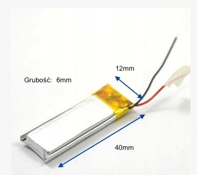 Bateria Akumulator Li-Poly 300mAh 3.7V na Arena.pl