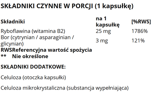 Life Extension Bor Boron 3 mg 100 kapsułek na Arena.pl