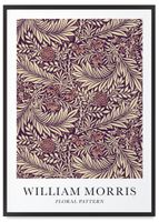 Plakat william morris reprodukcje 50x70 cm w czarnej ramie