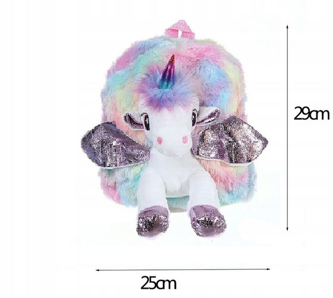 Pluszowy plecak jednorożec przedszkole unicorn zdjęcie 3