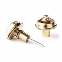 SLS1402BR Strap Lock Flush Mount uchwyty wpuszczane w deskę mosiądz Dunlop