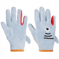 Rękawiczki Dziecięce Ocieplane Bużki Zwierzątka Pięciopalczaste 19 cm MORAJ