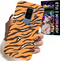 ETUI DO SAMSUNG GALAXY S9 PLUS - PLECKI W TYGRYSIE PASKI POKROWIEC +FOLIA