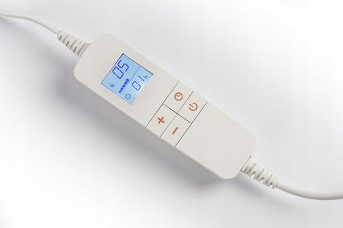 DUŻY 160x120 Koc Elektryczny Pluszowy Mata grzewcza Pilot LCD Timer 160W na Arena.pl