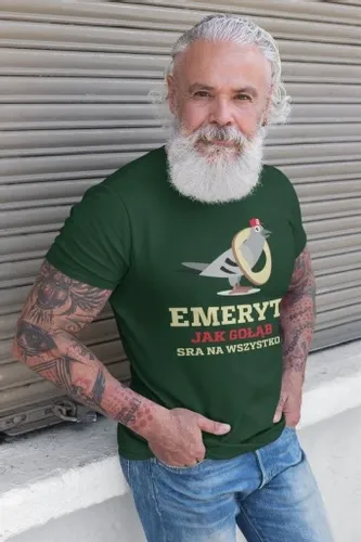 Prezent EMERYTA Emerytura KOSZULKA BĄDŹ JAK GOŁĄB na Arena.pl