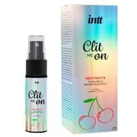 wibrator w sprayu. stymulacja łechtaczki, clit me on red fruits.