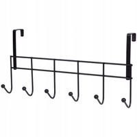 Wieszak na drzwi 46 cm czarny