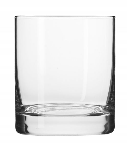 Szklanki do whisky Basic KROSNO 6szt 250ml proste z grubym dnem zdjęcie 3