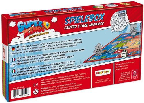 MagicBox Gra Planszowa SuperZings + 2 figurki na Arena.pl