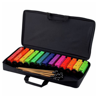 Dzwonki diatoniczne na tubach Rainbow TRCB-13 13 dźwięków C2-F3 w tym F# B