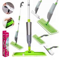 Mop płaski ze spryskiwaczem Teleskopowy Zestaw Myjka Końcówki Spray York
