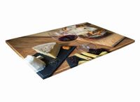 SZKLANA DESKA KUCHENNA 30x20 397a Ser i wino