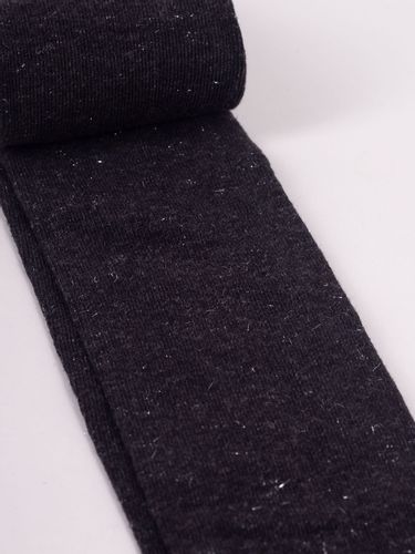 Rajstopy dziewczęce bawełniane ze srebrną nitką czarne 140-146 YOCLUB na Arena.pl