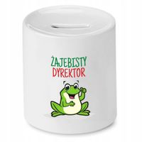 Skarbonka Prezent Dla Dyrektora Żajebisty Z Nadrukiem Ze Zdjęciem