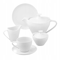 Serwis herbaciano-kawowy porcelana MariaPaula Moderna Biała 21 el.