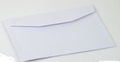 Koperty metalizowane perłowe białe 165 x 115 mm  - 50szt