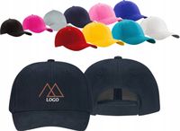 Dziecięca Czapka 6 panelowaTWÓJ HAFT LOGO NAPIS firmowa reklamowa 10 szt