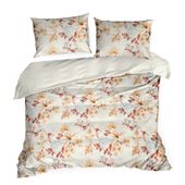 Pościel satynowa w kwiaty NELLY 220X200 70X80X2 wielokolorowa