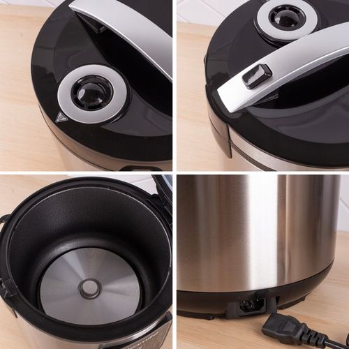 MULTICOOKER ELEKTRYCZNY garnek SZYBKOWAR parowar 13 programów KAMILLE na Arena.pl