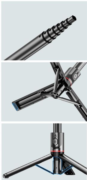 Feegar Kijek Do Selfie Stick Tripod Bluetooth Led zdjęcie 3