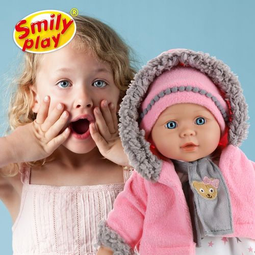 Julka Lalka bobas duża jak żywa Smily Play uczy śpiewa opowiada PL/ENG 41cm na Arena.pl