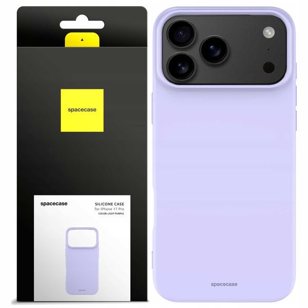 Spacecase Silicone Case 3.0 Iphone 17 Pro Light Purple zdjęcie 1