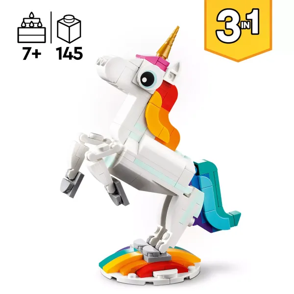 Lego Creator 3 W 1 Magiczny Jednorożec 31140 zdjęcie 2