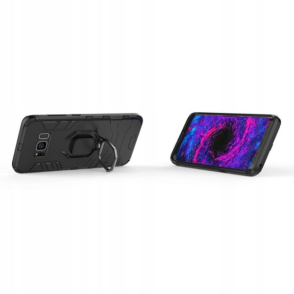 Spacecase X-Ring Galaxy S8 Czarny zdjęcie 2