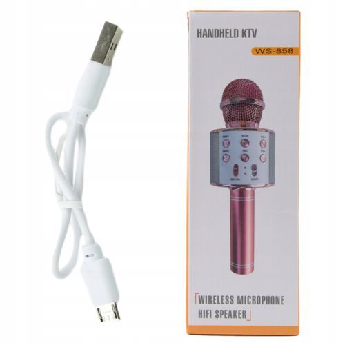 MIKROFON BEZPRZEWODOWY KARAOKE BLUETOOTH USB AUX na Arena.pl