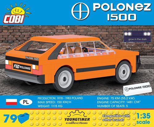 Cobi Klocki Youngtimer Collection FSO Polonez 1500 na Arena.pl