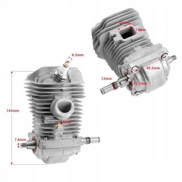 SILNIK CYLINDER DO STIHL 023 025 MS230 MS250 zdjęcie 5