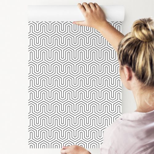 Tapeta Do Przedpokoju GEOMETRYCZNA Abstrakcja 3D na Arena.pl