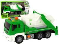 Ciężarówka Śmieciarka Segregowanie Zielona Napęd Frykcyjny 1:16